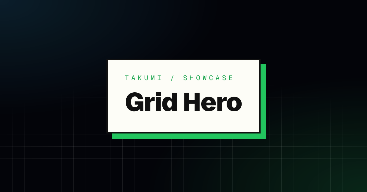 Grid hero